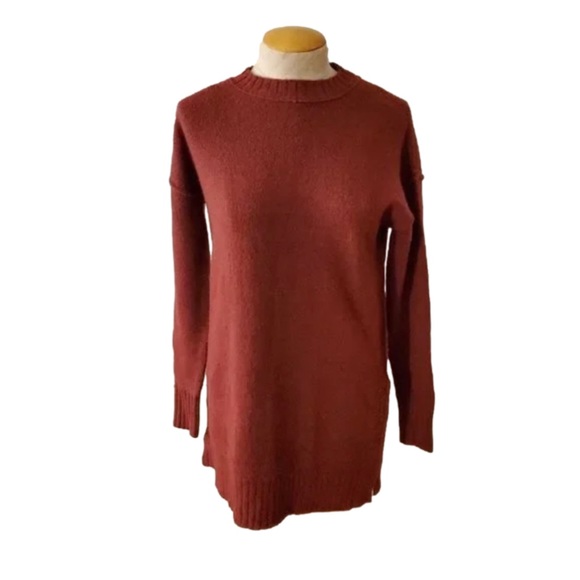 Caslon Burgundy Tunic Sweater Size Small - Picture 3 of 5